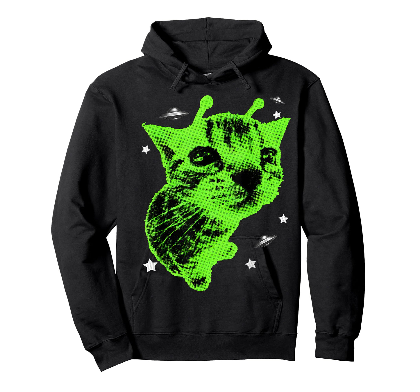 Glerp Glorp Funny Alien Cat Meme Gnarp Cat Silly Y2K Gift T-Shirt