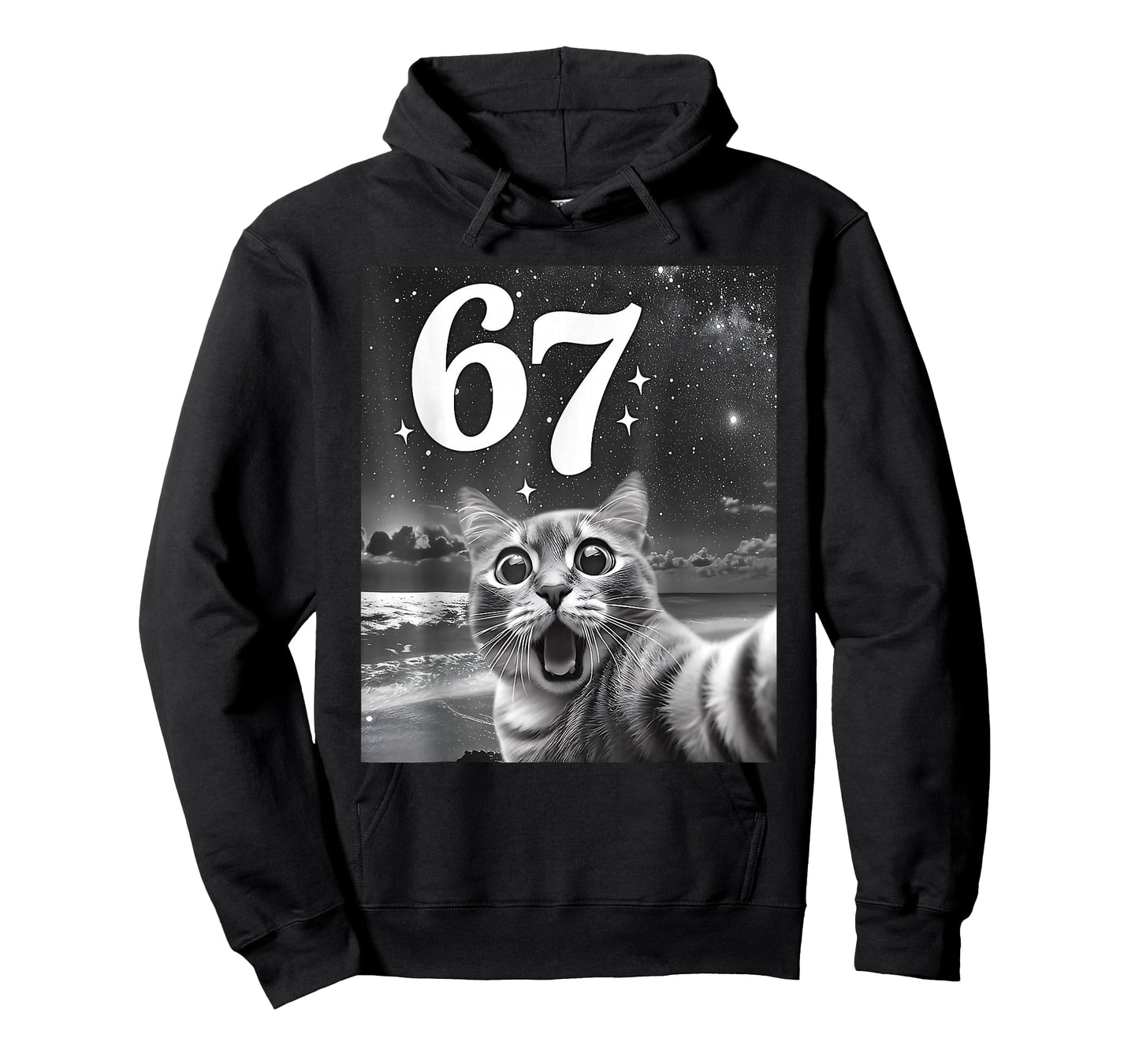 Cat Selfie with 67 Meme Funny Cats Graphic for Men Women Kid T-Shirt