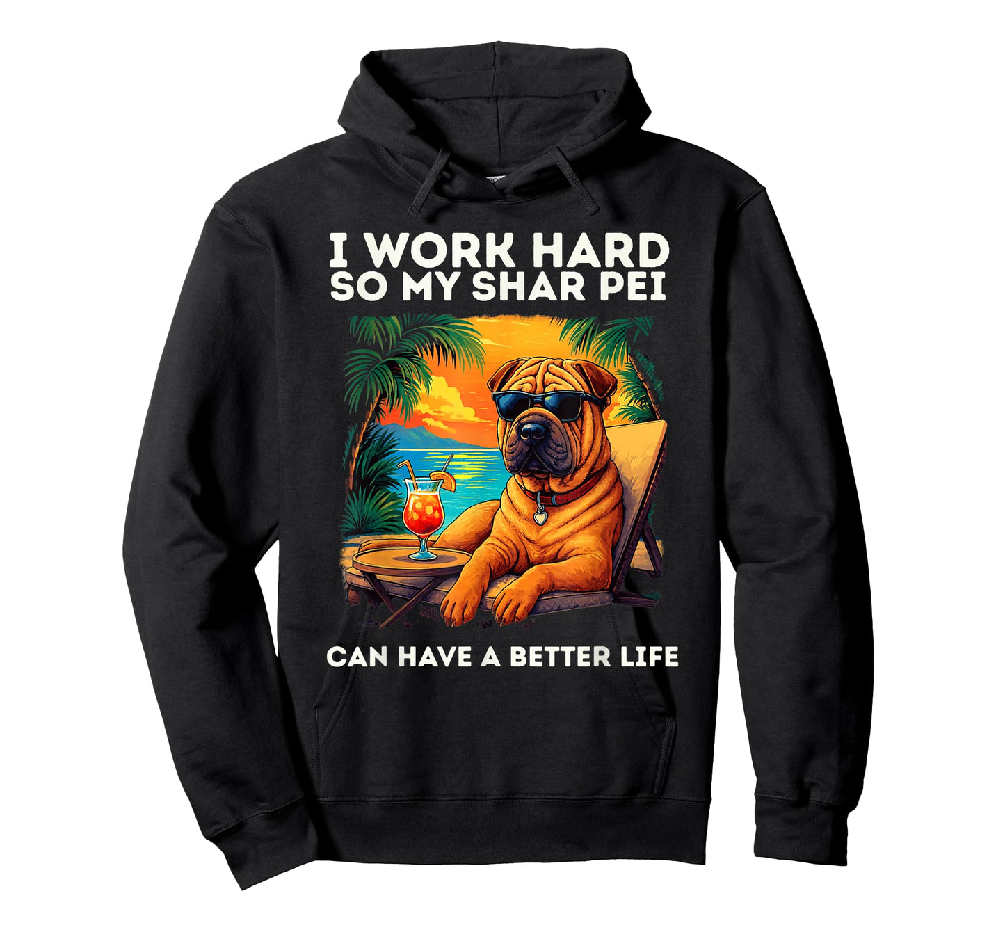 Shar Pei Lover Design Funny Shar-Pei Dog T-Shirt