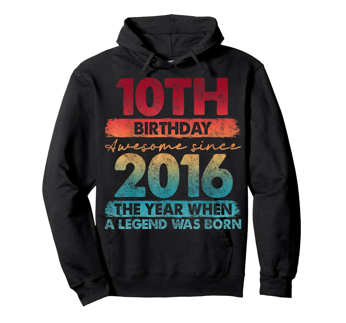 10 Year Old Gifts Vintage 2016 Limited Edition 10th Birthday T-Shirt