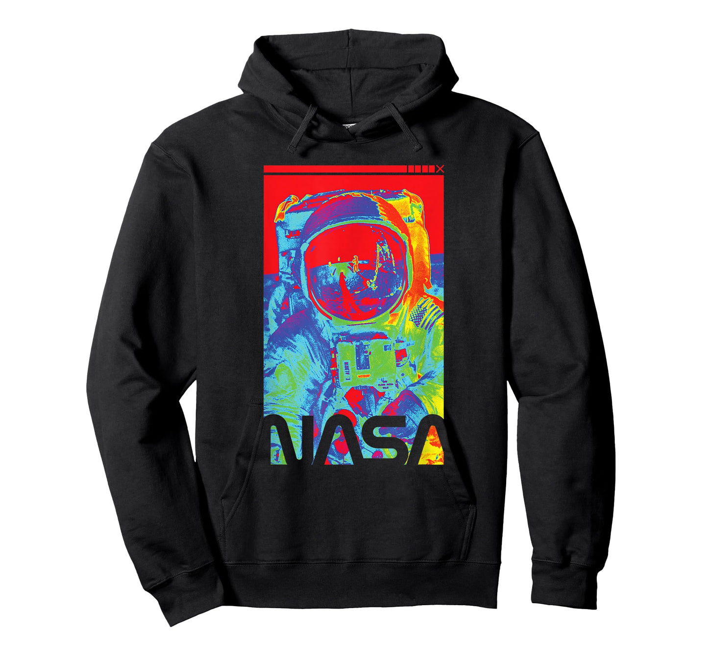 NASA Infrared Astronaut Colorful Spacesuit Photo Science T-Shirt