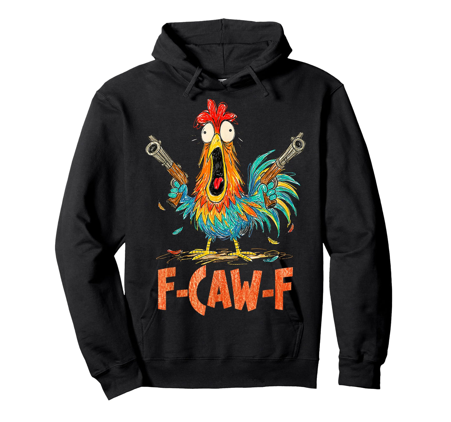 F-Caw-F Rooster Funny Bird FCAW-F Chicken Whisperer Fawk Off T-Shirt