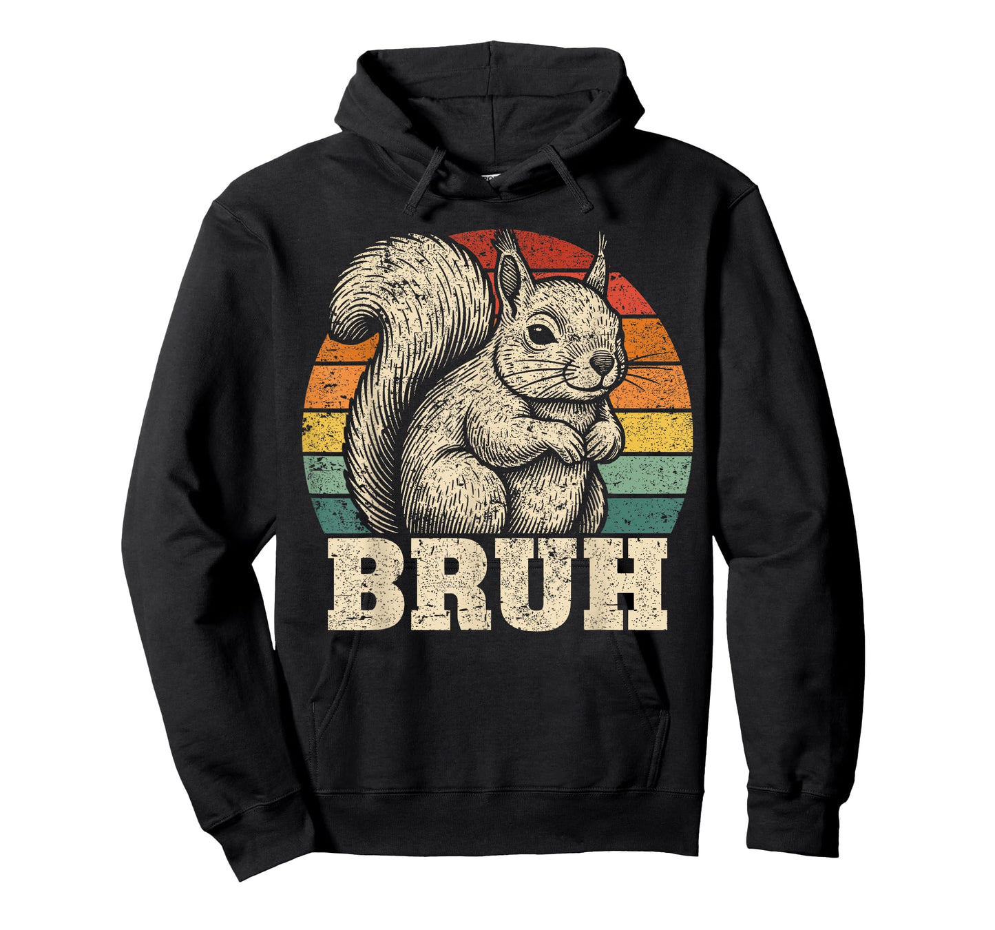 Funny Graphic Tees Squirrel Bruh for Boys Girls Men Women T-Shirt
