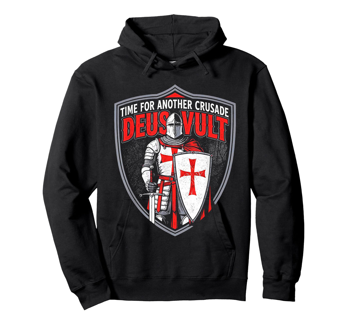 Time for Another Crusade Deus Vult T-Shirt
