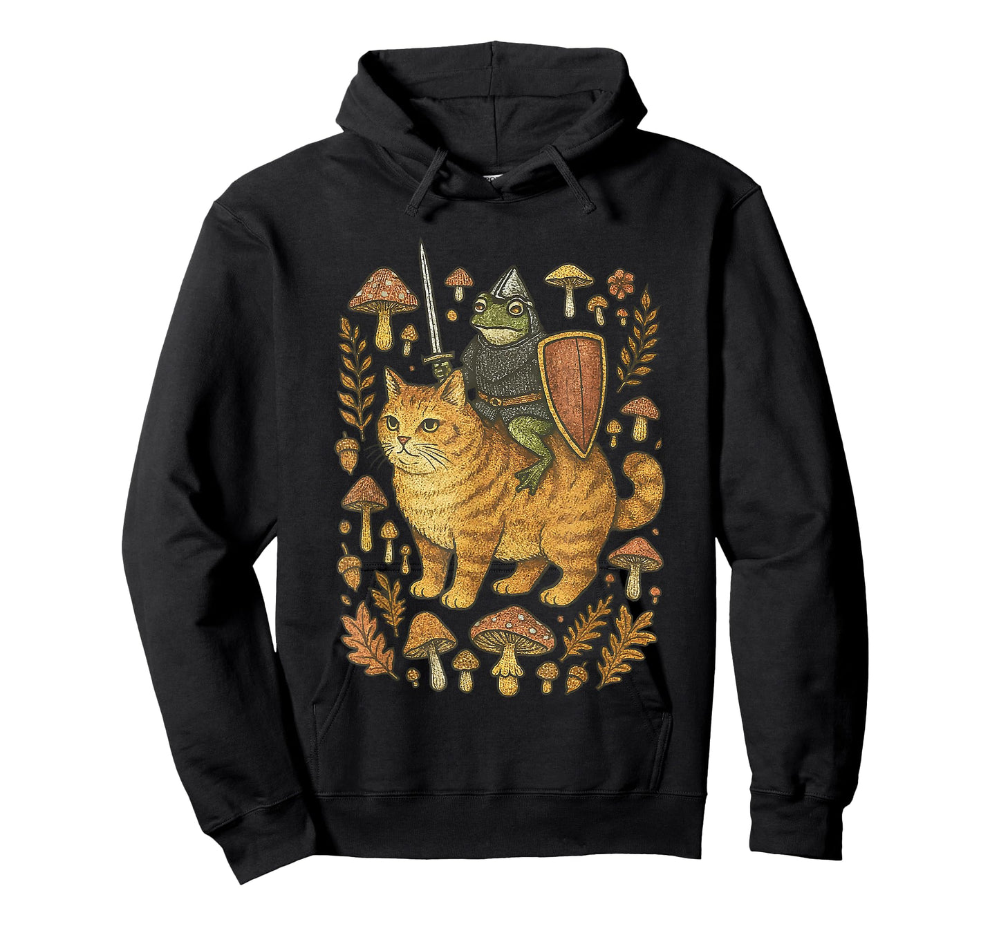 Medieval Frog on cat T-Shirt