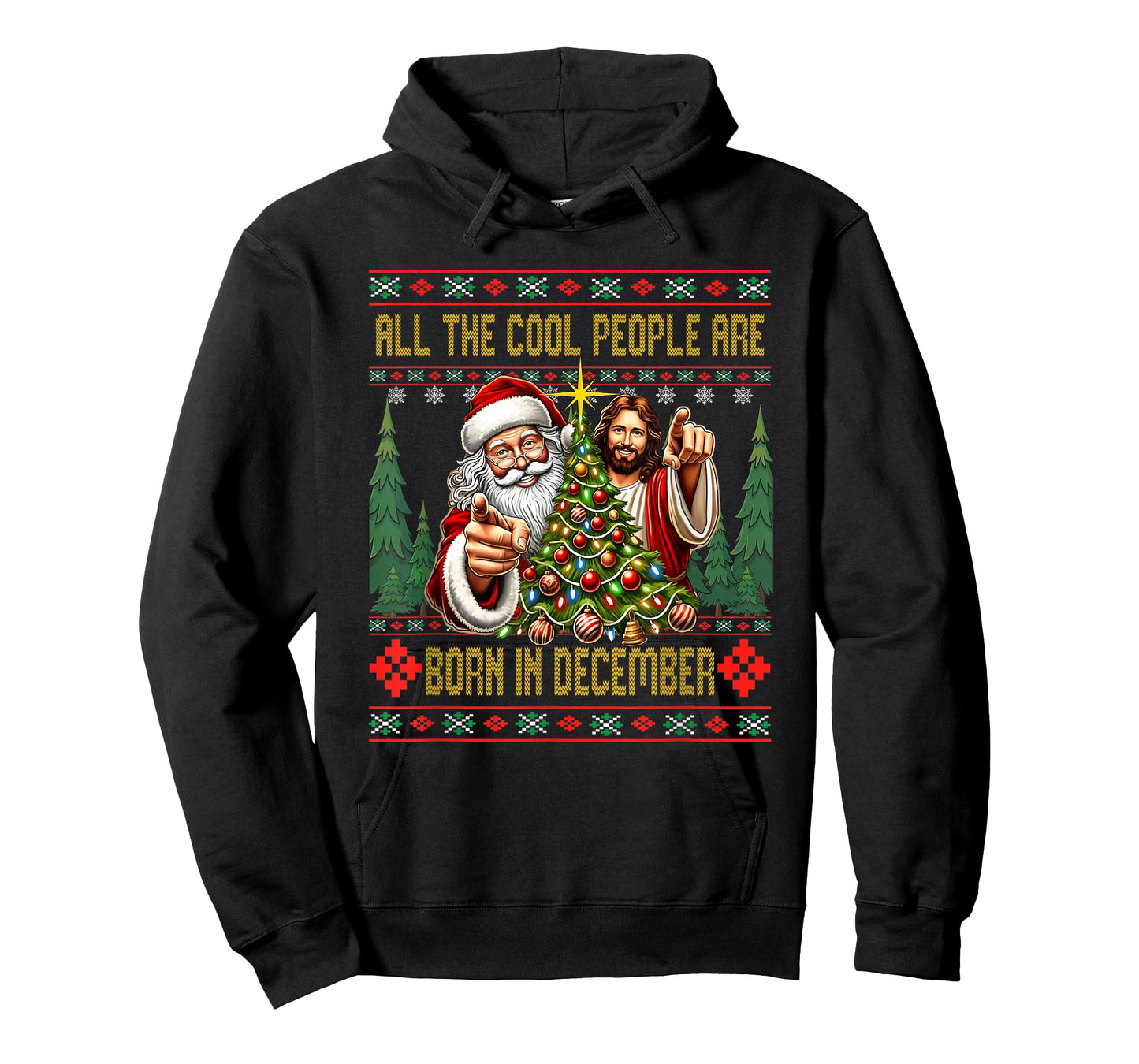 Cool People are Born in December Christian Christmas Bday T-Shirt