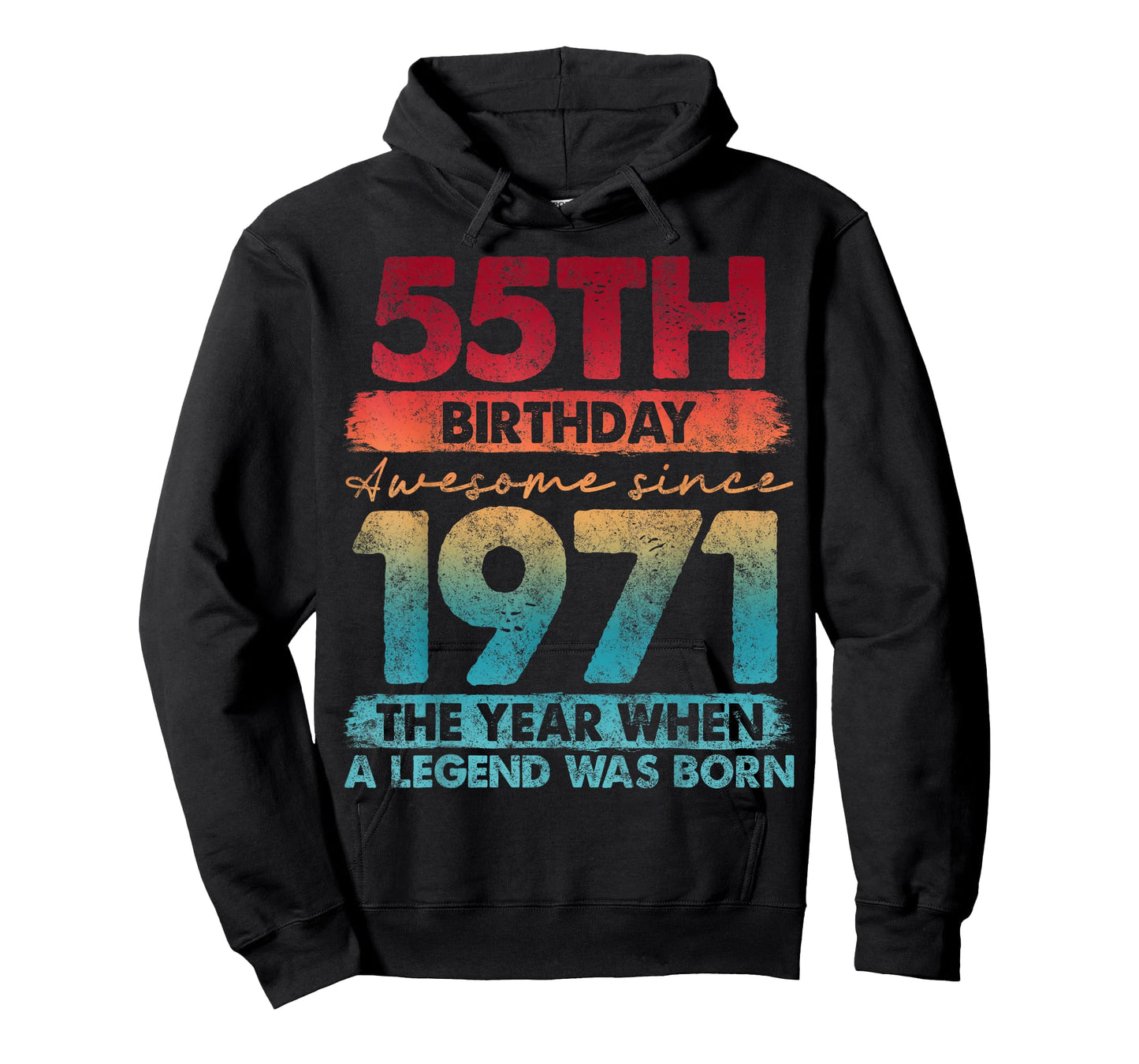 55 Year Old Gifts Vintage 1971 Limited Edition 55th Birthday T-Shirt