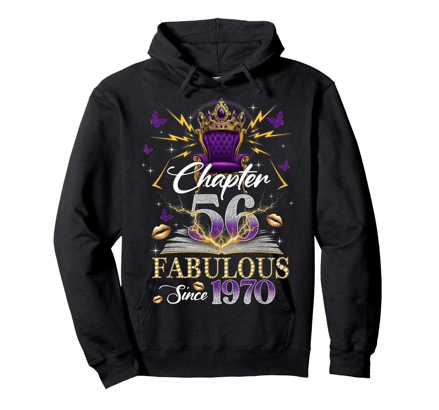 Chapter 56 Fabulous Since 1970 56th Birthday Women Girls T-Shirt