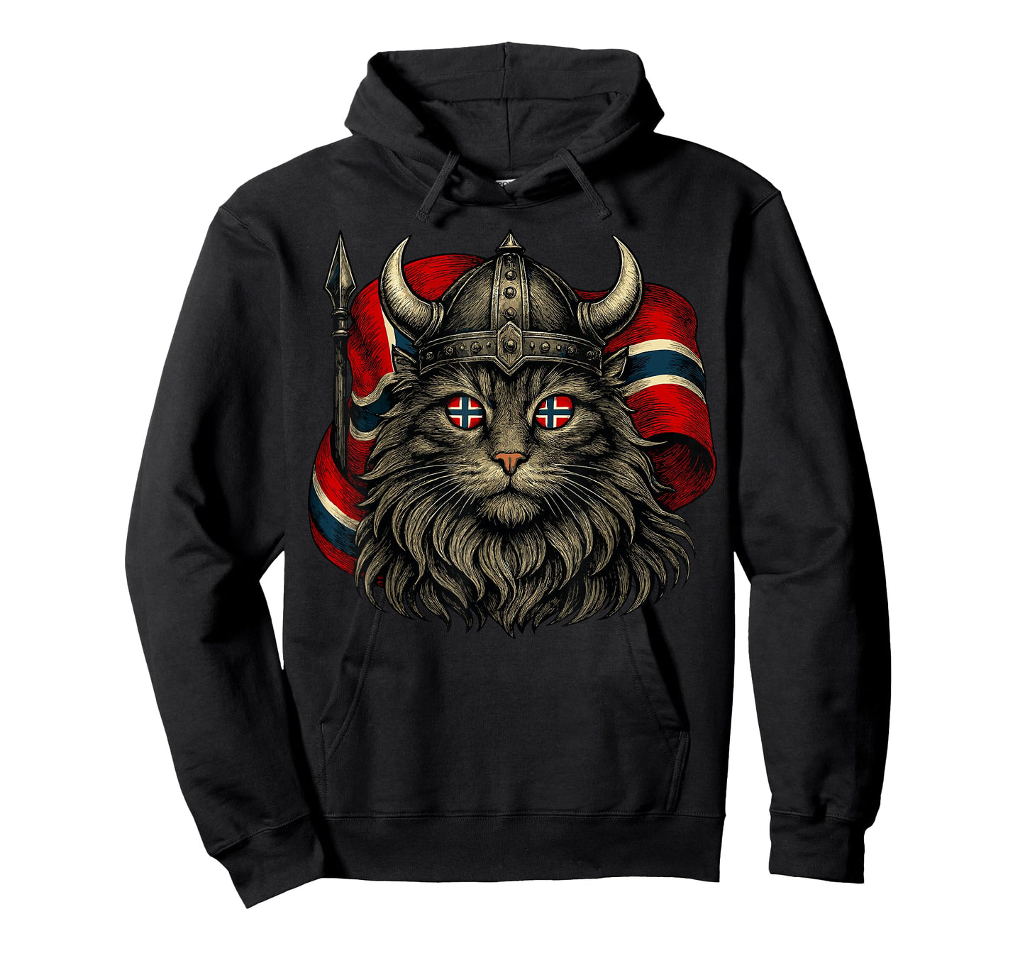 Viking Cat Norway Norwegian T-Shirt