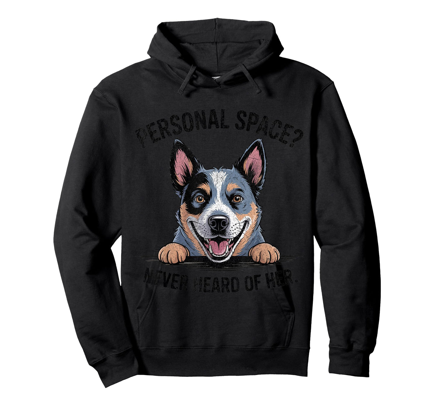 Womens Mom Funny Personal Space Blue Heeler Dog Lover Humor T-Shirt
