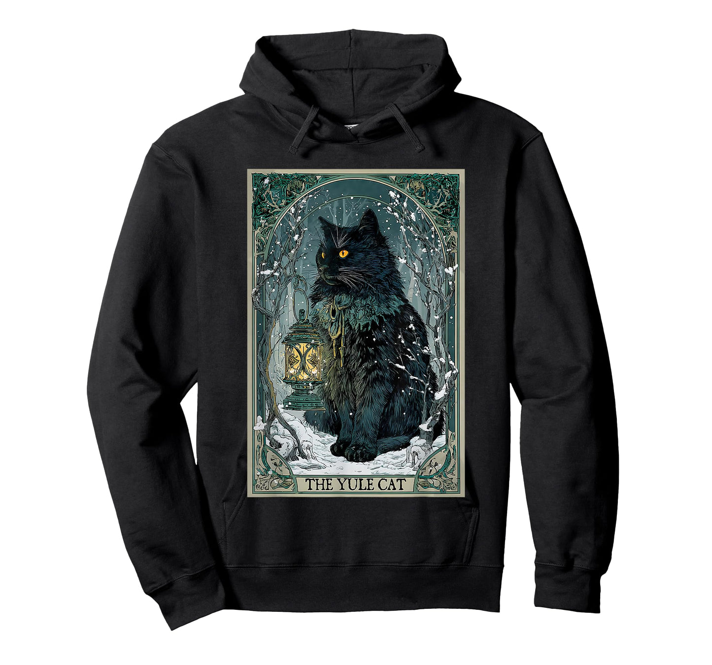 The Yule cat Tarot Card Christmas T-Shirt