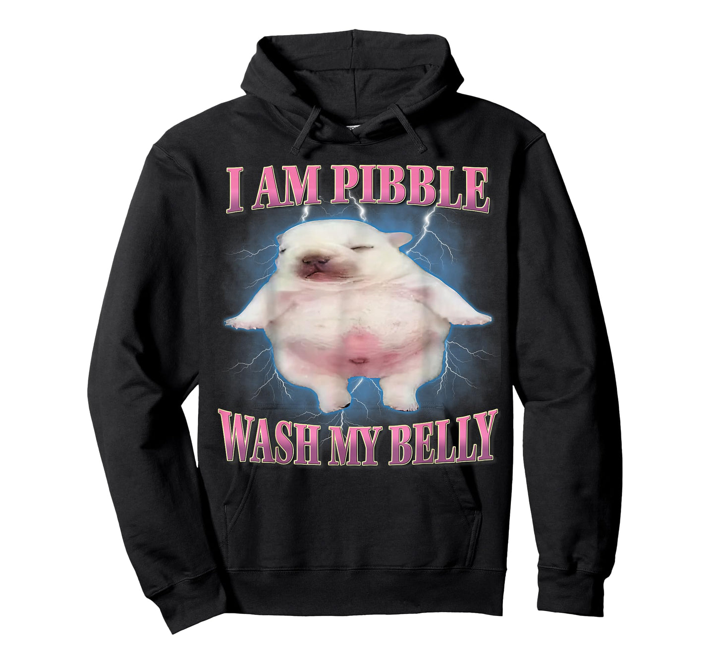 I Am Pibble Wash My Belly Funny Dog Clean My Belly Meme T-Shirt