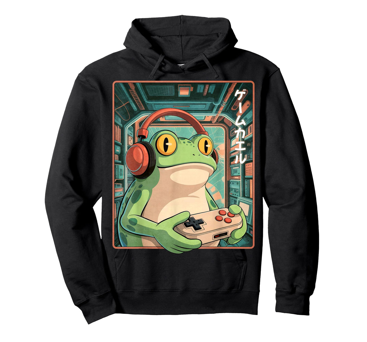 Anime Frog Gamer Shirt Kawaii Manga Funny Japanese Gaming T-Shirt