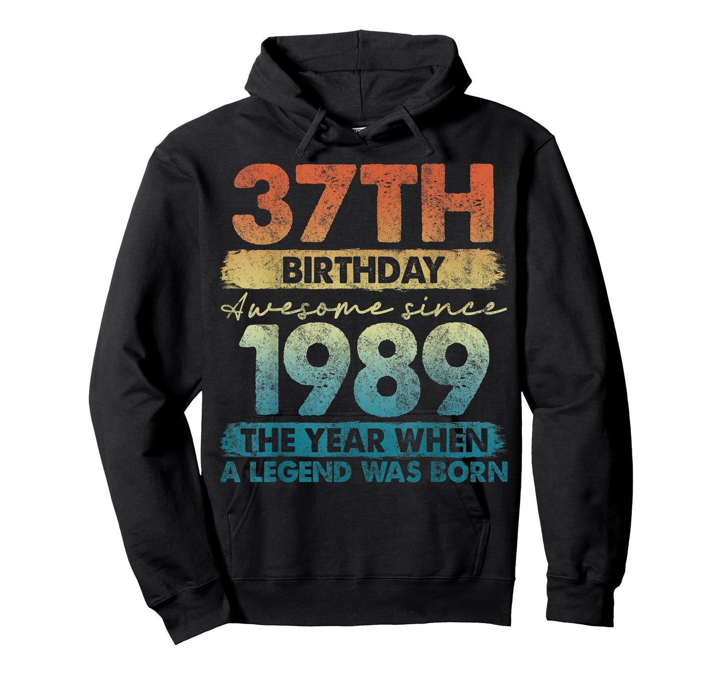 37 Year Old Gifts Vintage 1989 Limited Edition 37th Birthday T-Shirt