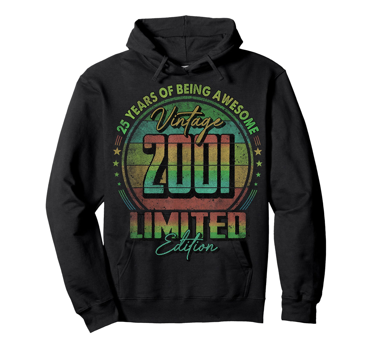Vintage 2001 Limited Edition Shirt 25 Year Old 25th Birthday T-Shirt