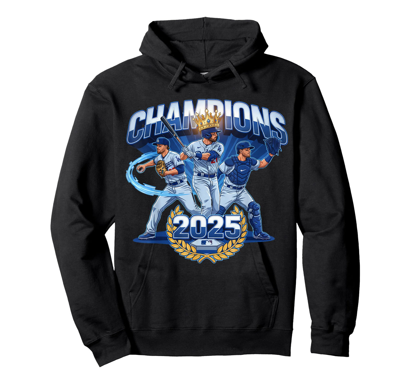 Champions 2025 Baseball Retro Athletic Celebration Theme T-Shirt
