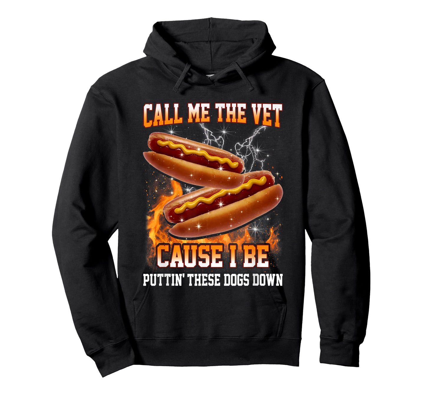 Call Me The Vet Cause I Be Funny Hard Hot Dog Meme B00tleg T-Shirt