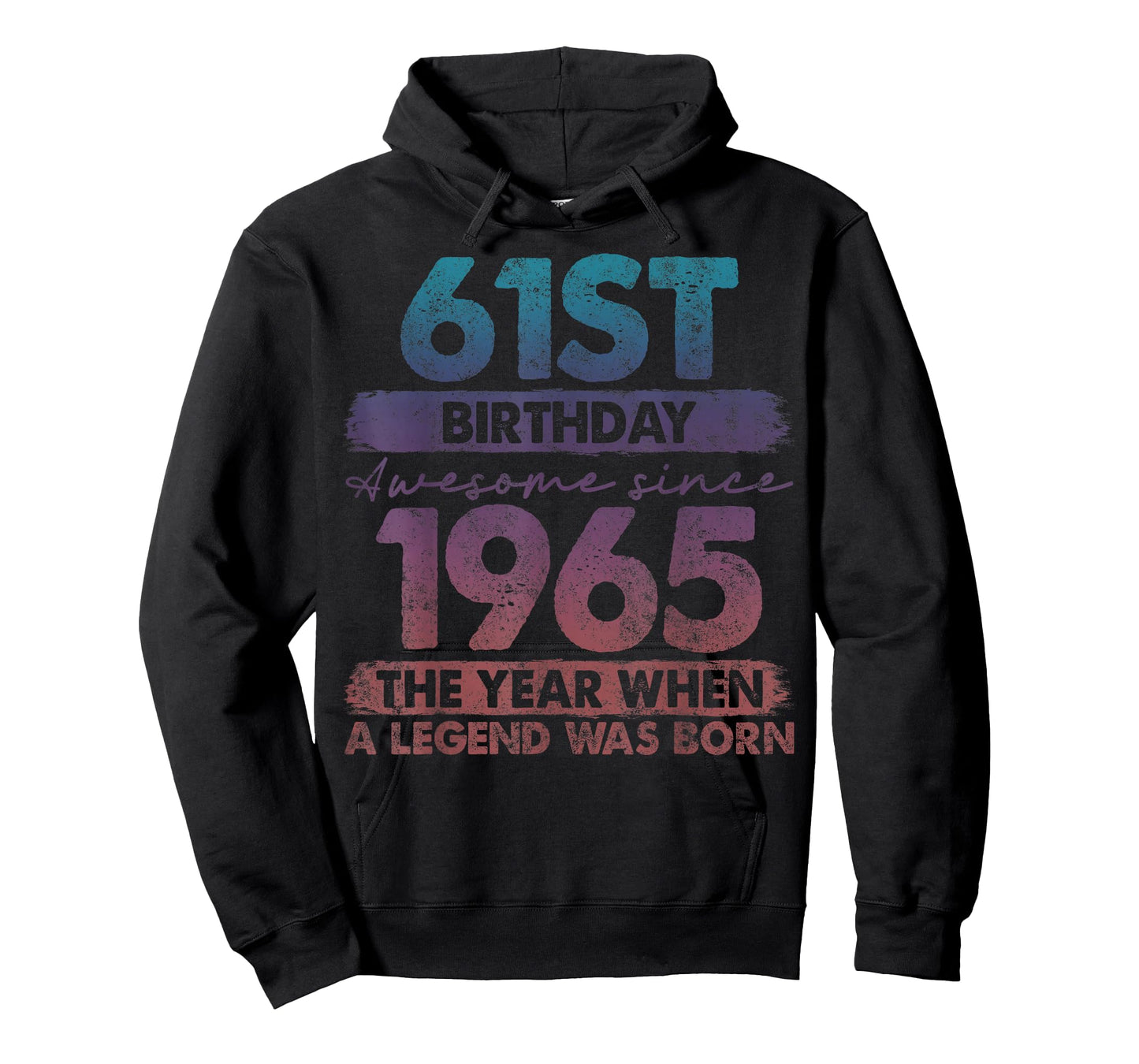 61 Year Old Gifts Vintage 1965 Limited Edition 61st Birthday T-Shirt