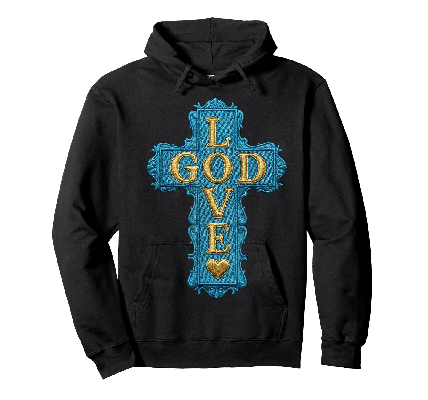 Gamma Blue God Love Jesus Chrisrtian T-Shirt