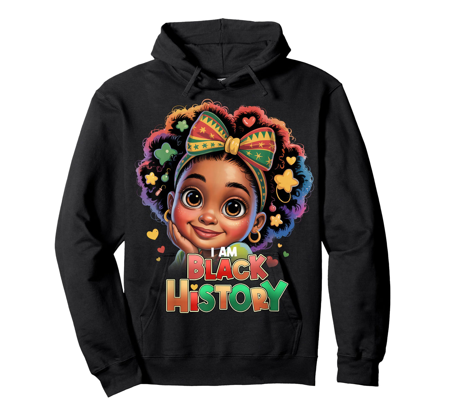 I Am Black History African Girls Toddler Black History Month T-Shirt