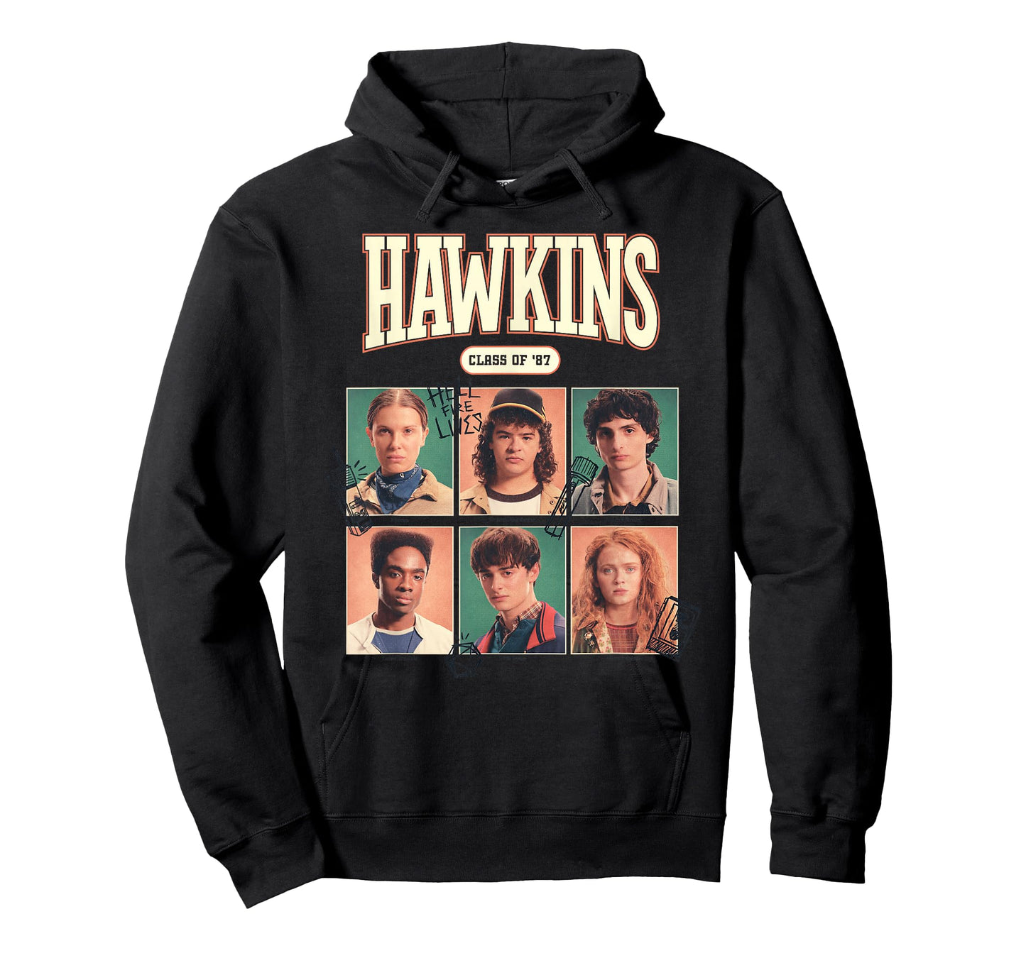 Stranger Things Hawkins Class of 87 Officially Licensed T-Shirt