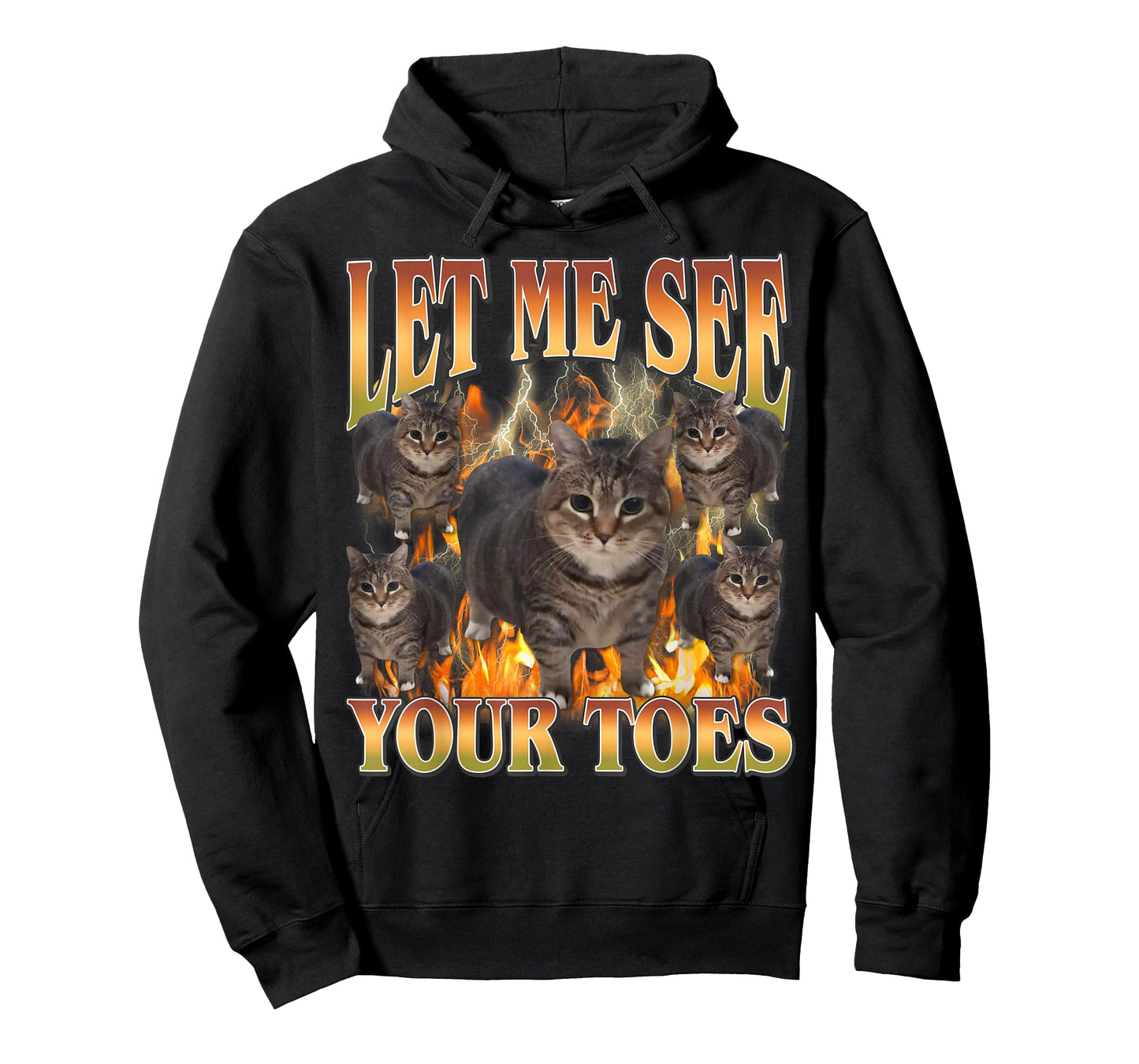 Your Toes Funny Cat Meme Bootleg Men Women T-Shirt