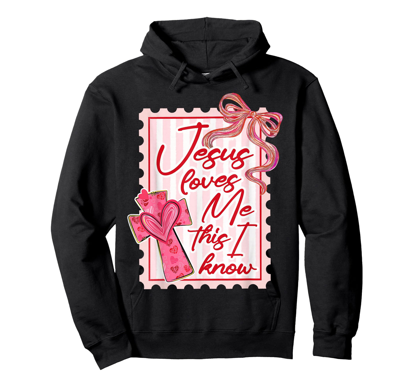 Jesus Loves Me This I Know God Religious Christian Valentine T-Shirt
