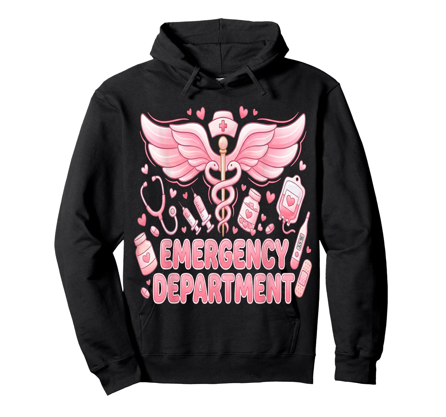 Cute Emergency Department Valentine ER Valentines Nurse T-Shirt