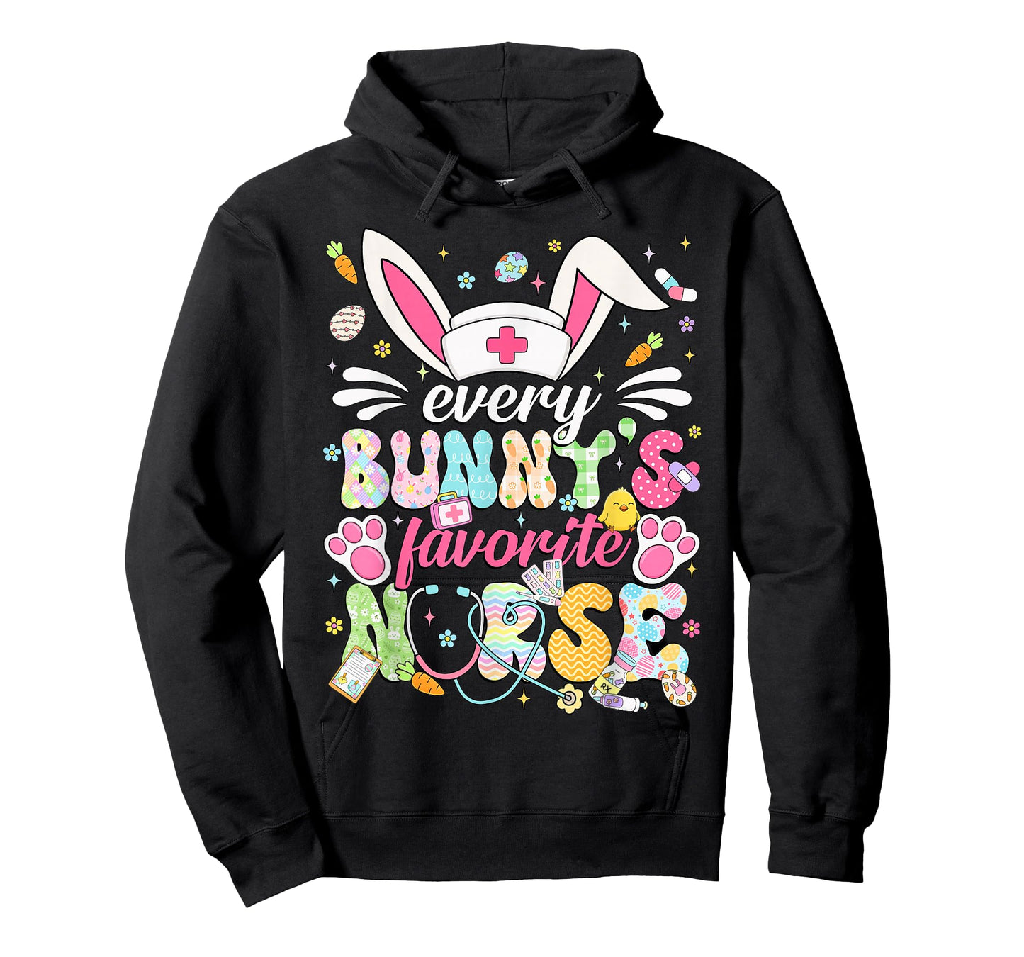 Every Bunny's Favorite Nurse Cute Easter Bunny Nurse Squad T-Shirt