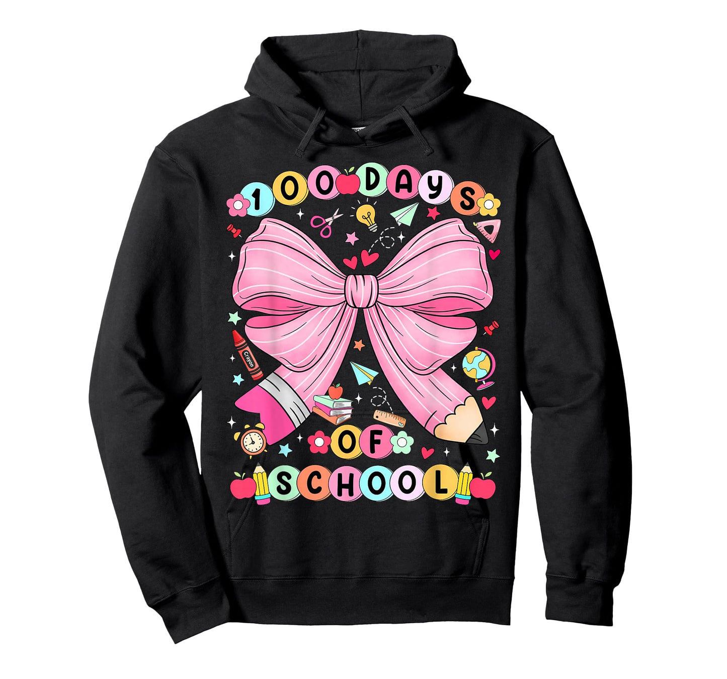 100 Days of School Coquette Bracelet 100 Days Smarter Kids T-Shirt