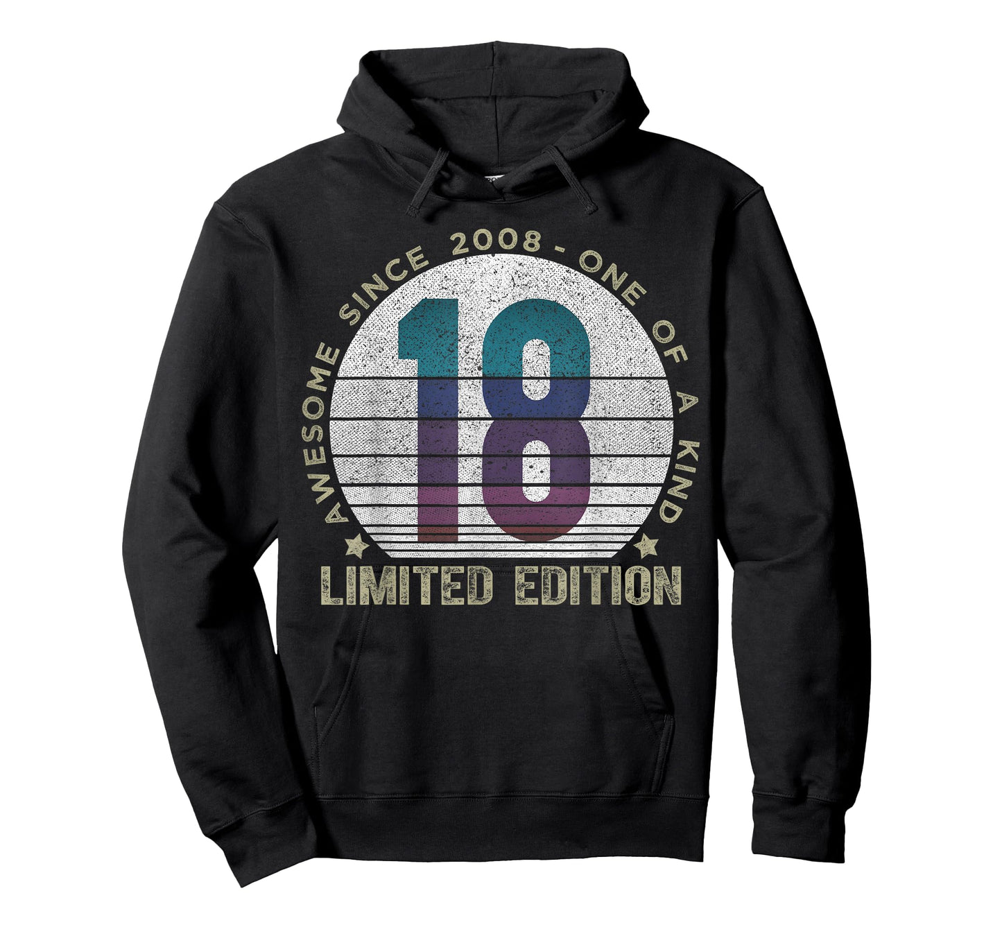 18 Year Old Gifts Vintage 2008 Limited Edition 18th Birthday T-Shirt