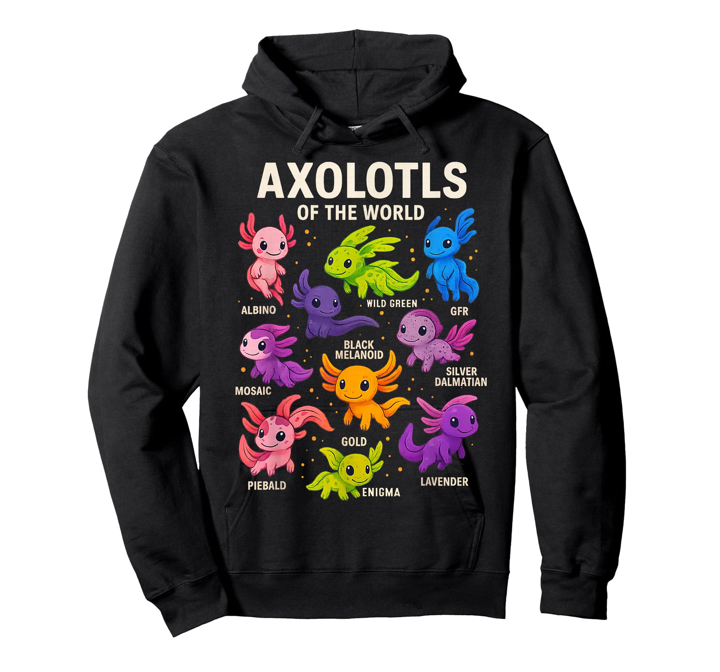 Axolotls of The World Axolotl Kawaii Axolotl Animals T-Shirt