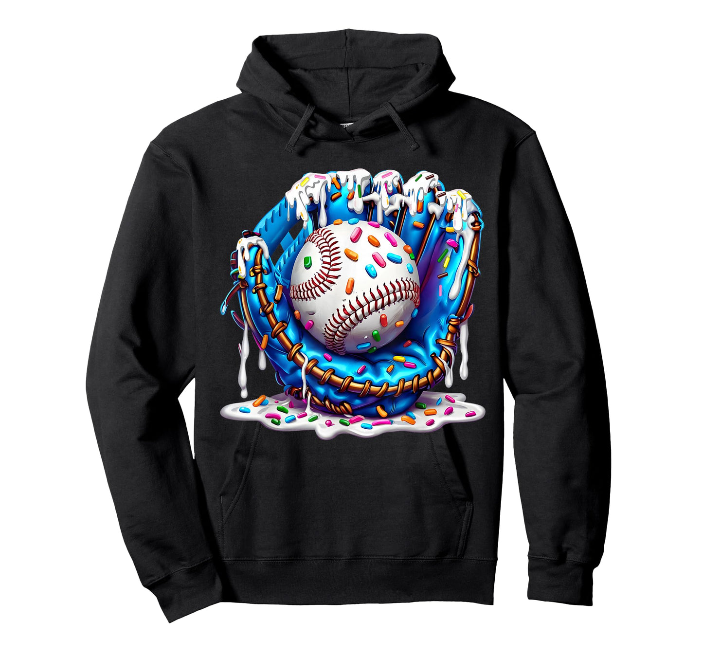 Baseball Drip for Boys Ice Cream Drip Youth Baseball Boys T-Shirt