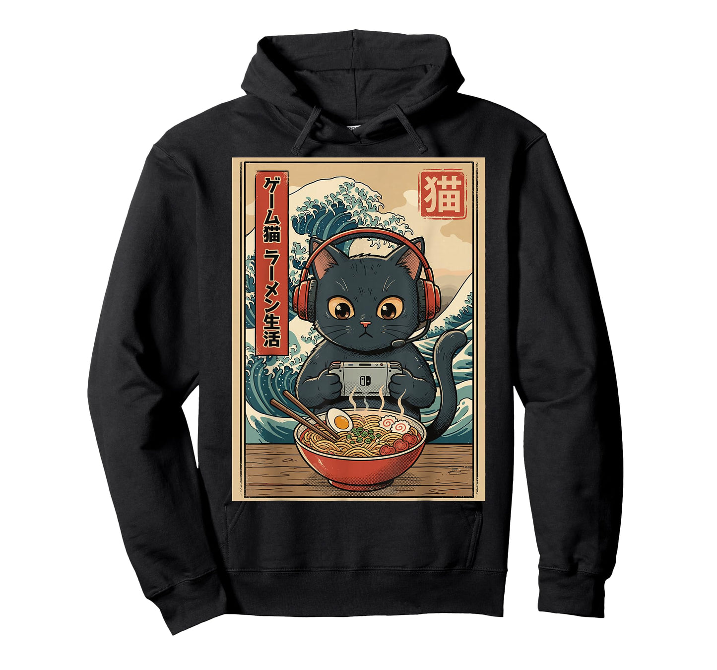 Japanese Wave Anime Gaming T-Shirt
