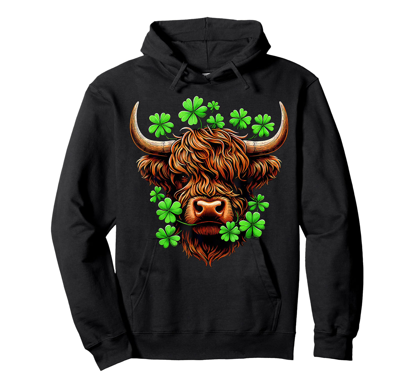 Highland Cow St Patricks Day Saint Pattys Highland Heifer T-Shirt