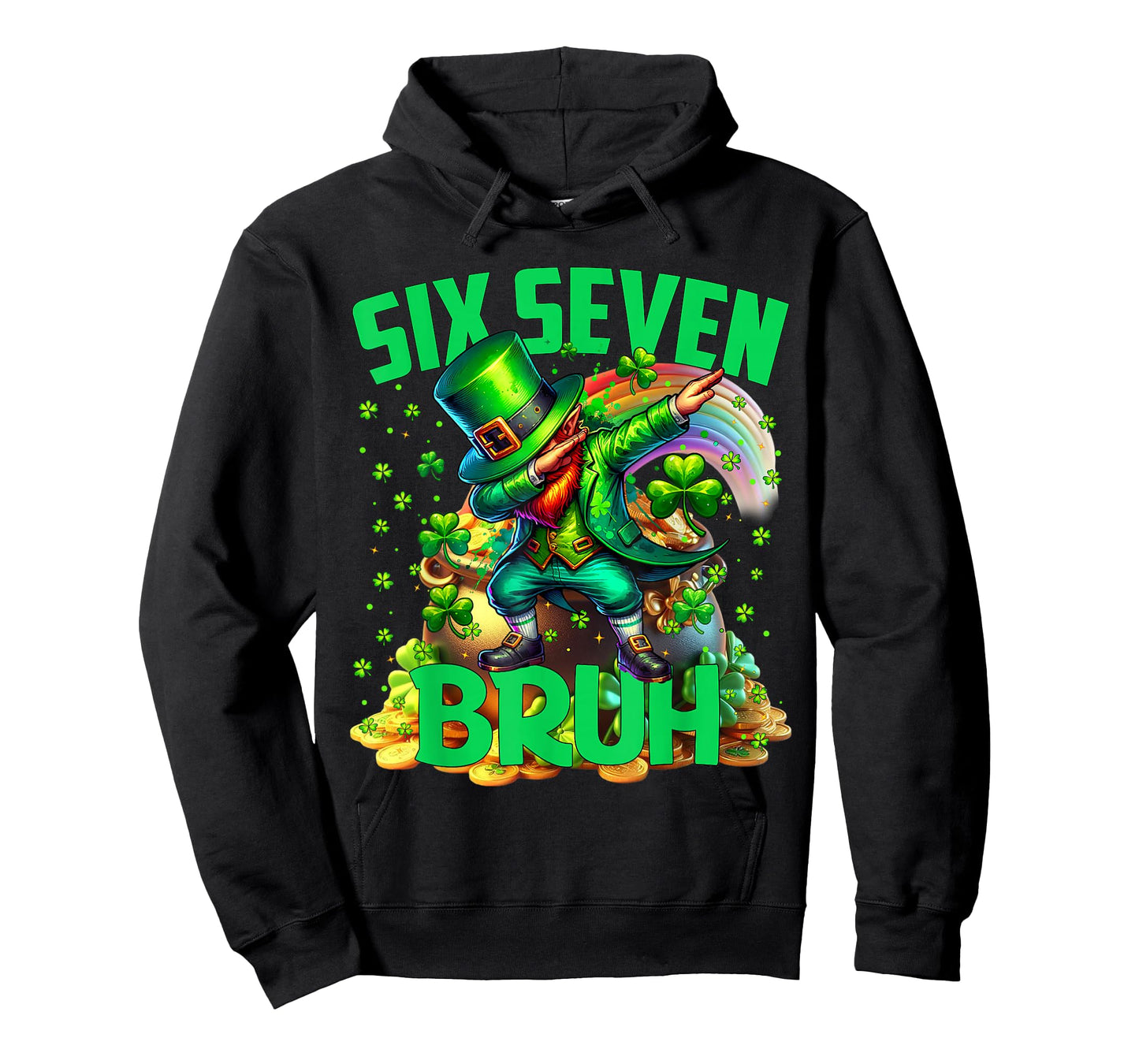 Bruh St Patricks Day Six Seven Kids Boys Men Women 67 Meme T-Shirt