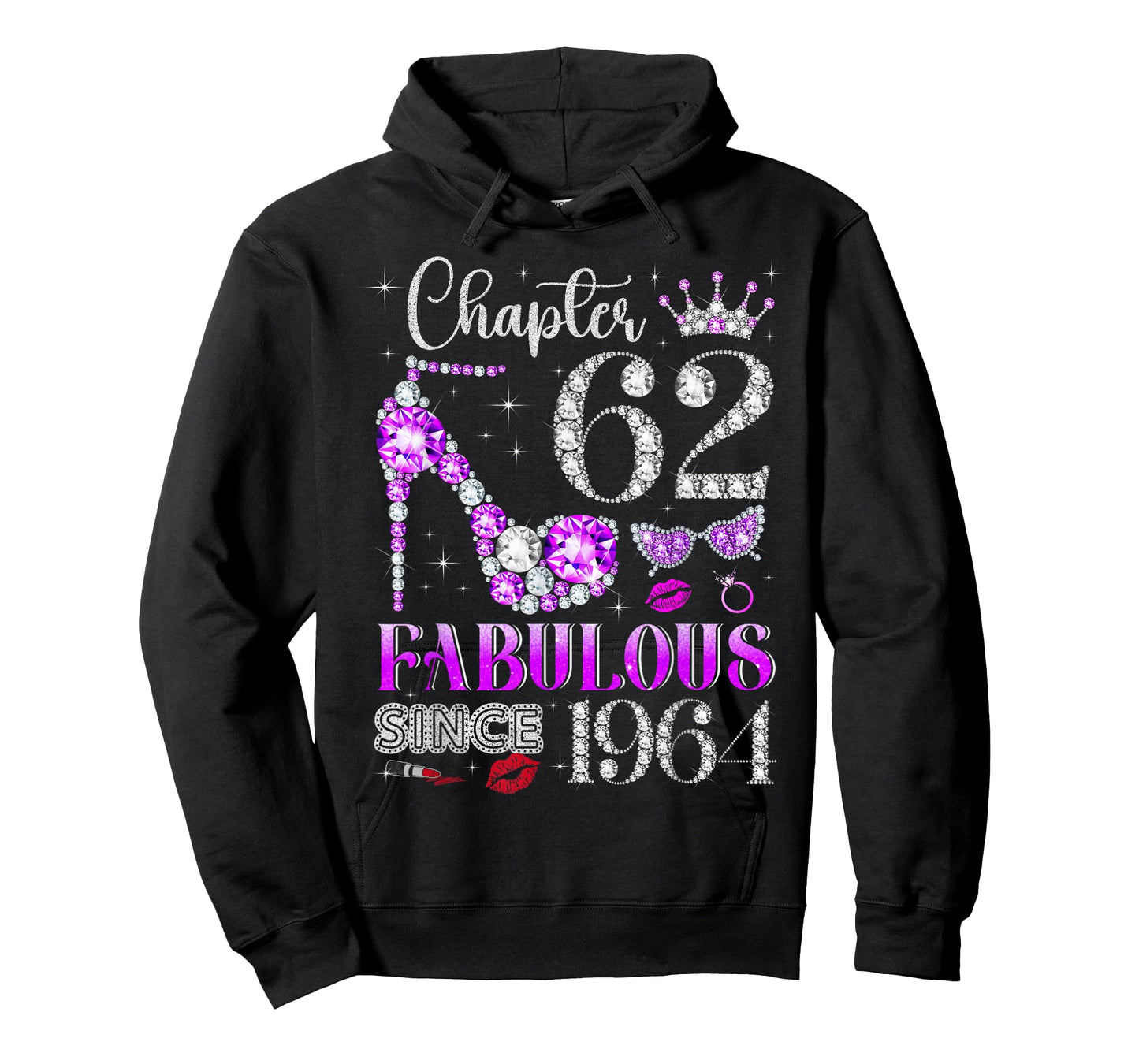 Chapter 62 Fabulous Since 1964 62nd Birthday Ladies Girls T-Shirt