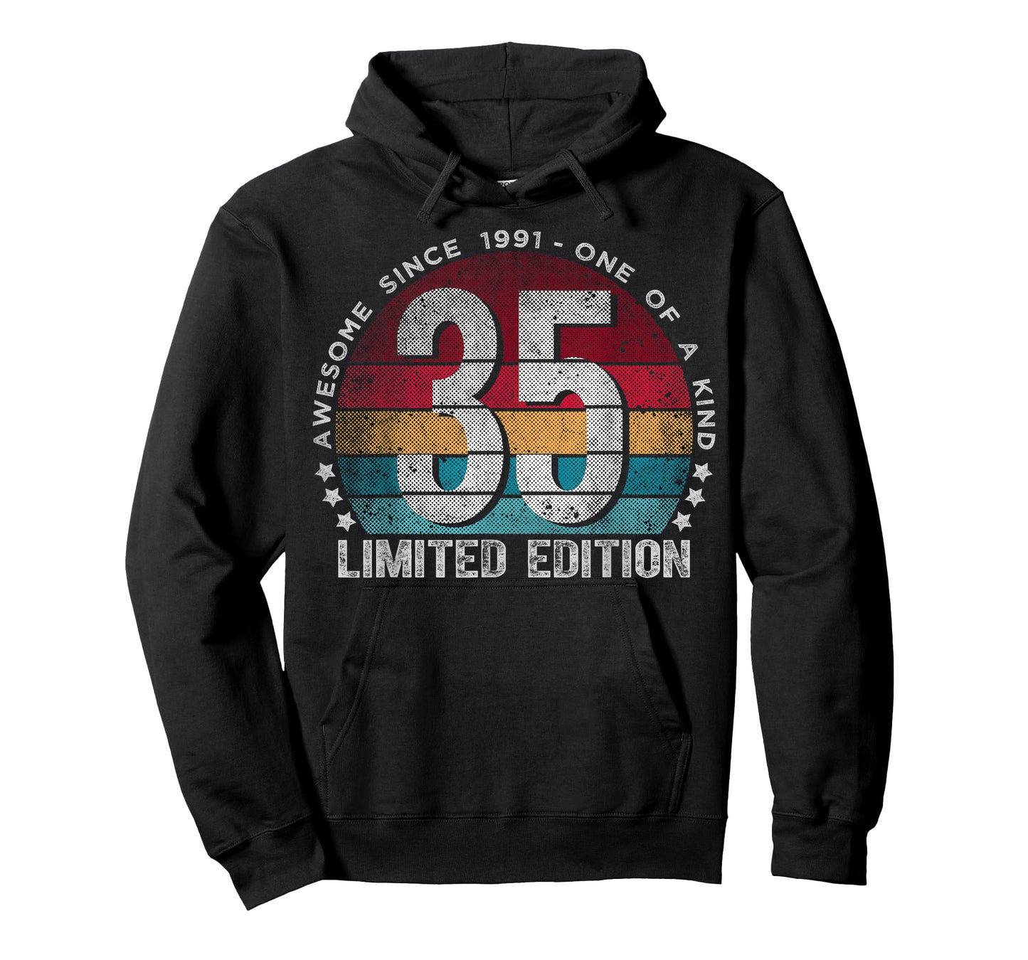 35 Year Old Gifts Vintage 1991 Limited Edition 35th Birthday T-Shirt