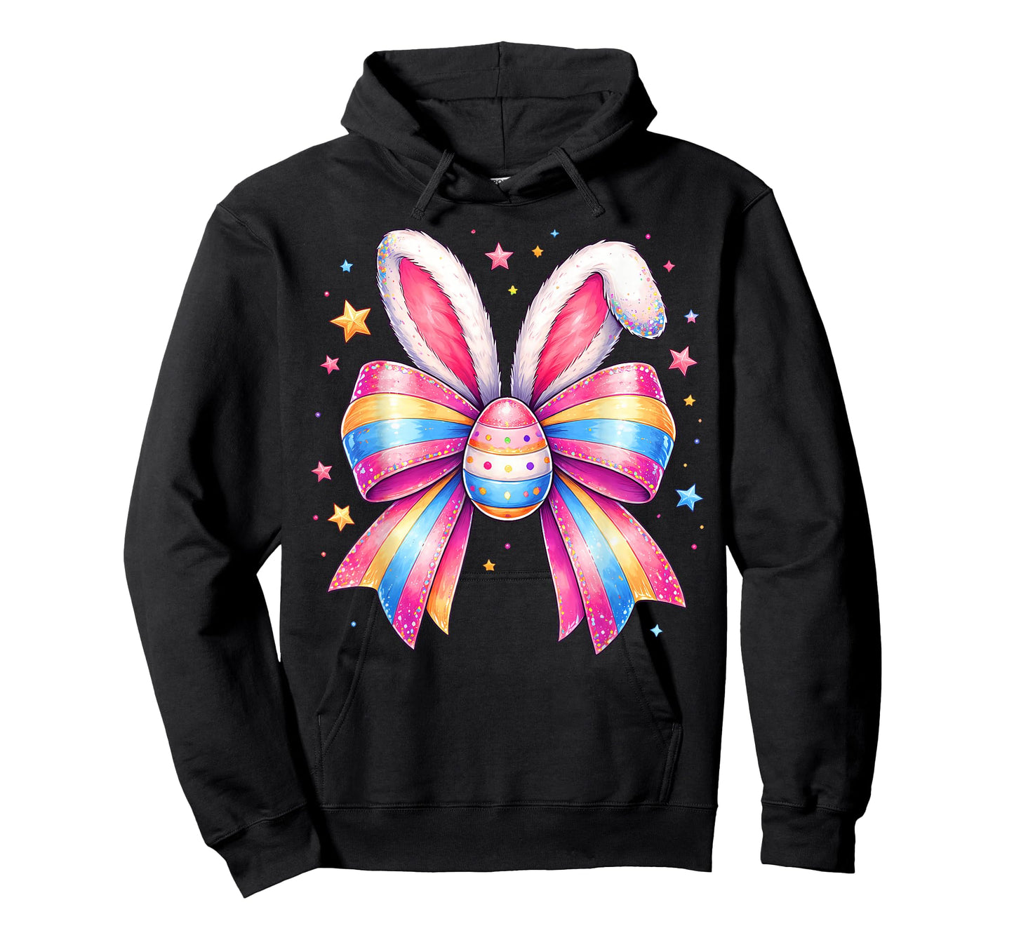 Girls Easter Cute Coquette Bow Egg Easter Kids Girls Women T-Shirt