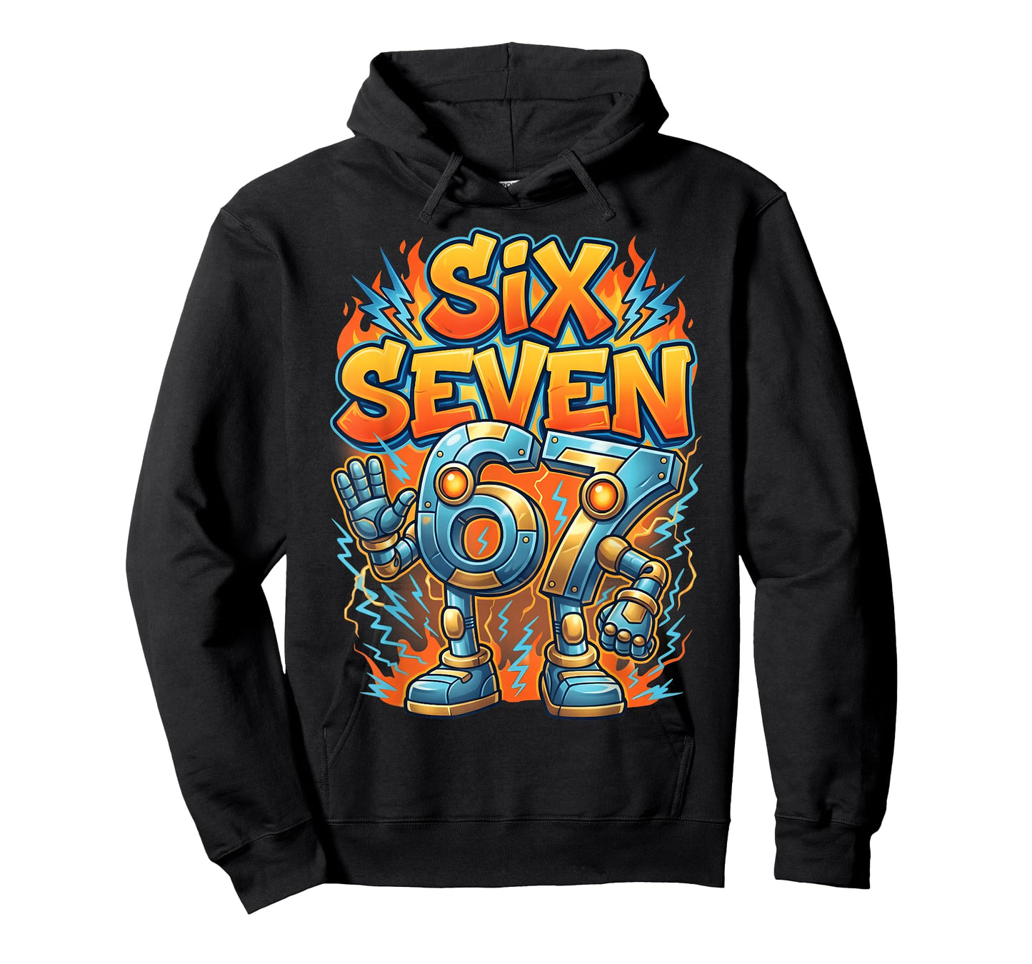 67 Six Seven Meme 6-7 Funny Brainrot Gaming Boys Kids 6 7 T-Shirt