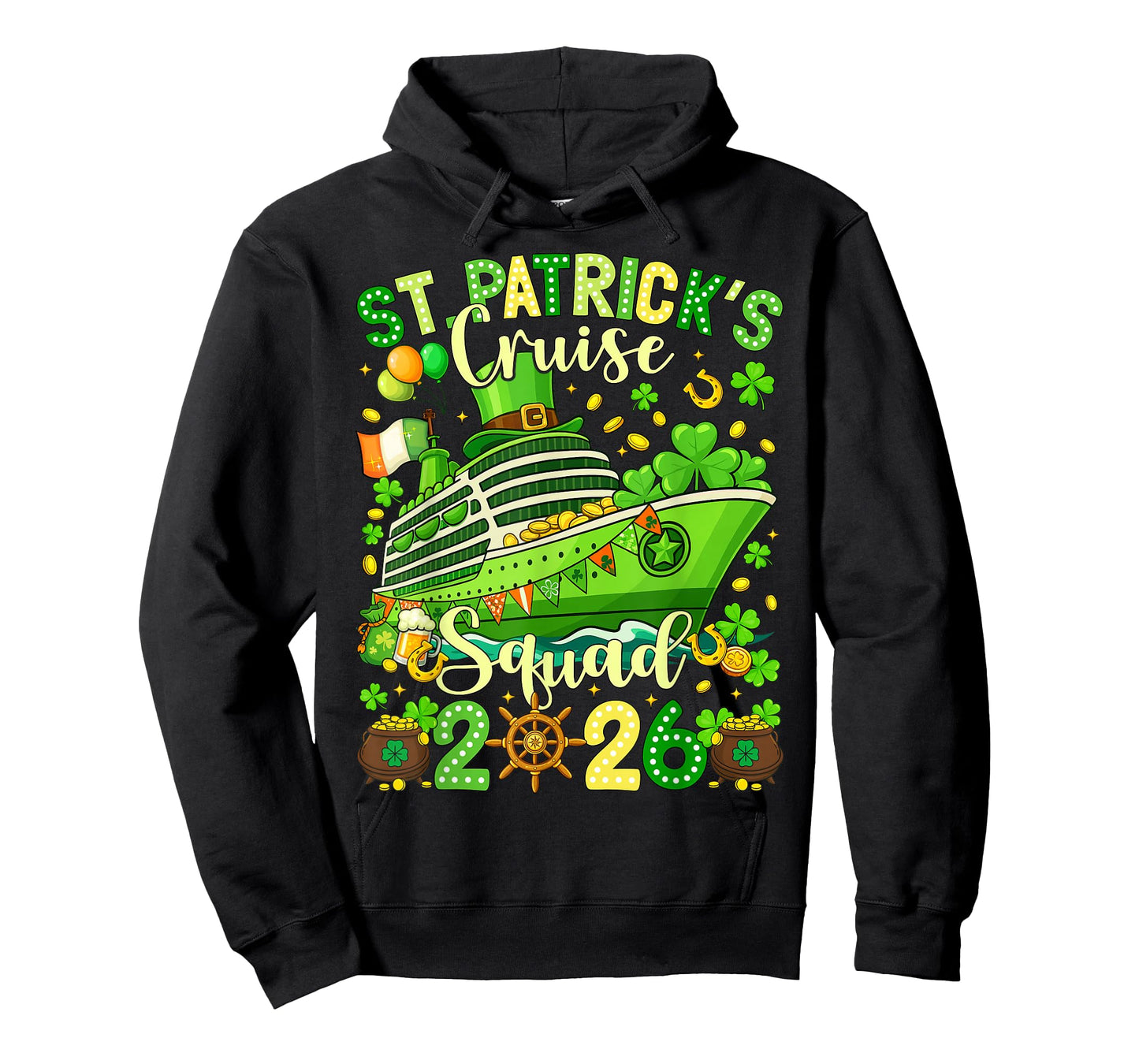 St Patricks Day Cruise Squad 2026 Family Matching Women Men T-Shirt