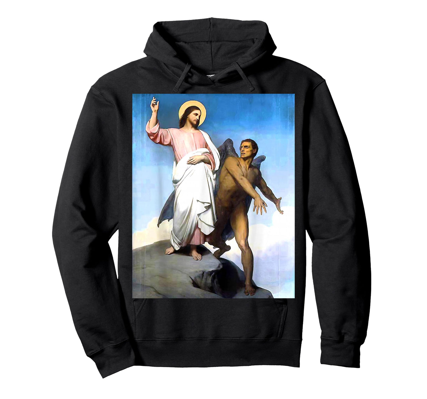 Jesus Satan Temptation of Christ T-Shirt