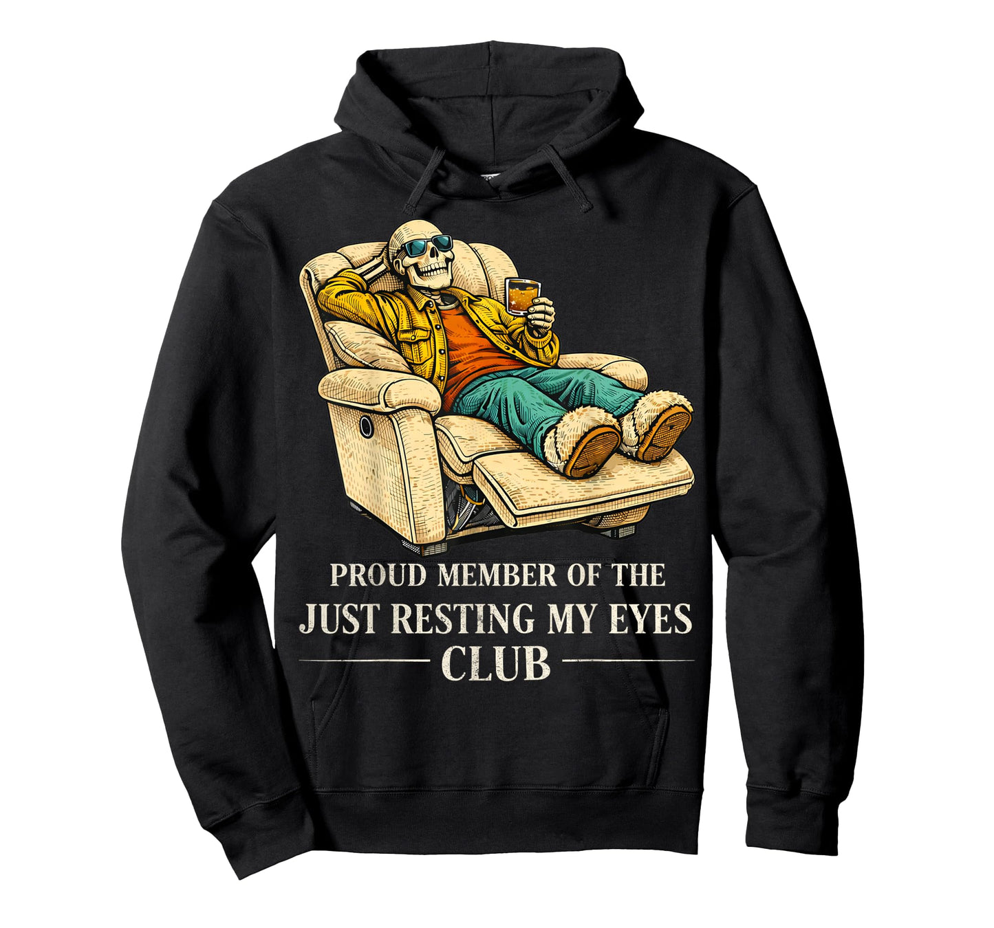 Proud Member of The Just Resting My Eyes Club Funny Dad T-Shirt