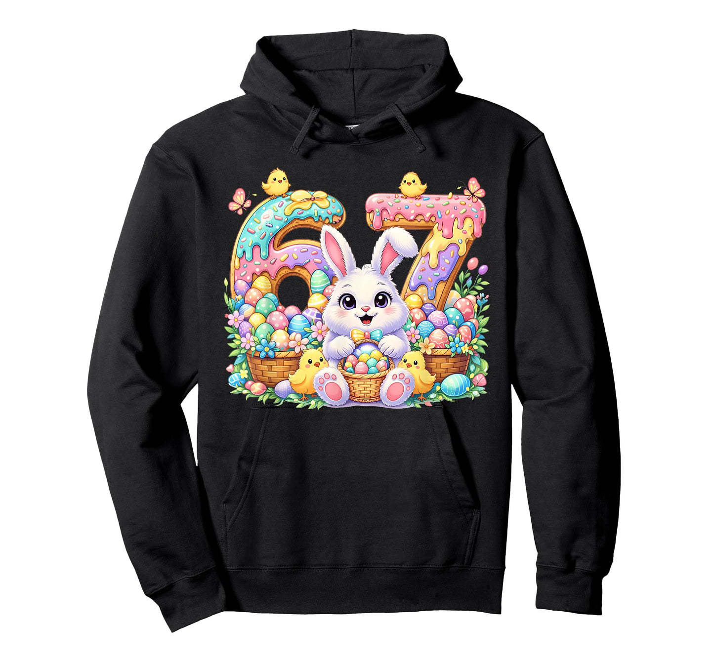 Happy Easter Day Bunny Eggs Funny 67 Drip Girl Women Kid T-Shirt