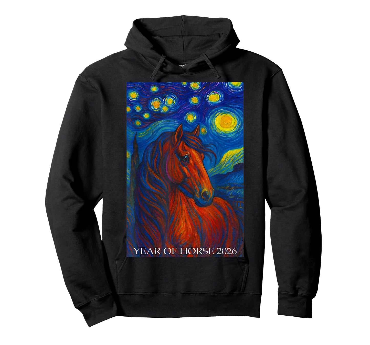 Horse Painting Year of The Horse Chinese Zodiac New Year NYE T-Shirt