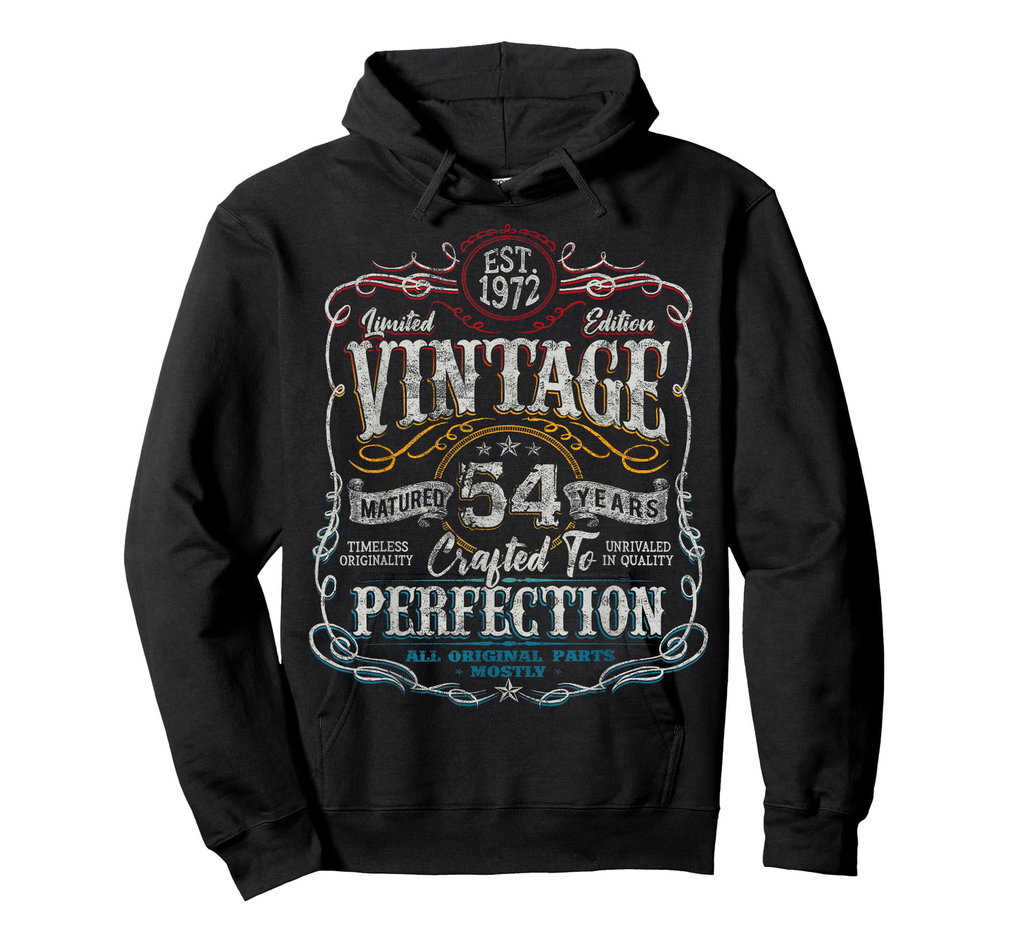 Vintage 1972 Limited Edition Shirt 54 Year Old 54th Birthday T-Shirt