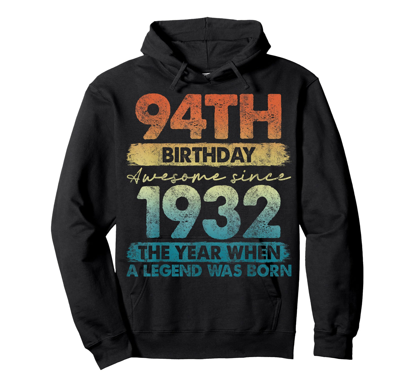 94 Year Old Gifts Vintage 1932 Limited Edition 94th Birthday T-Shirt