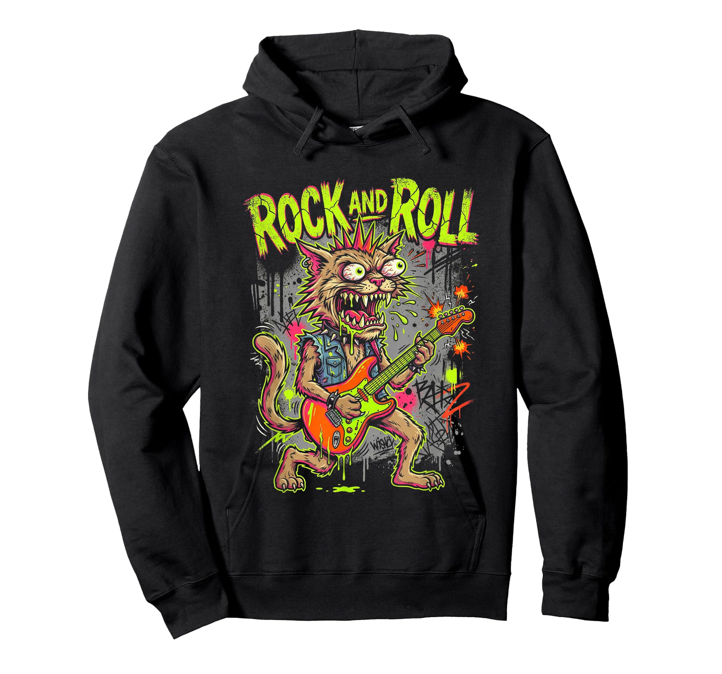 Punk Rocker Heavy Metal Art T-Shirt