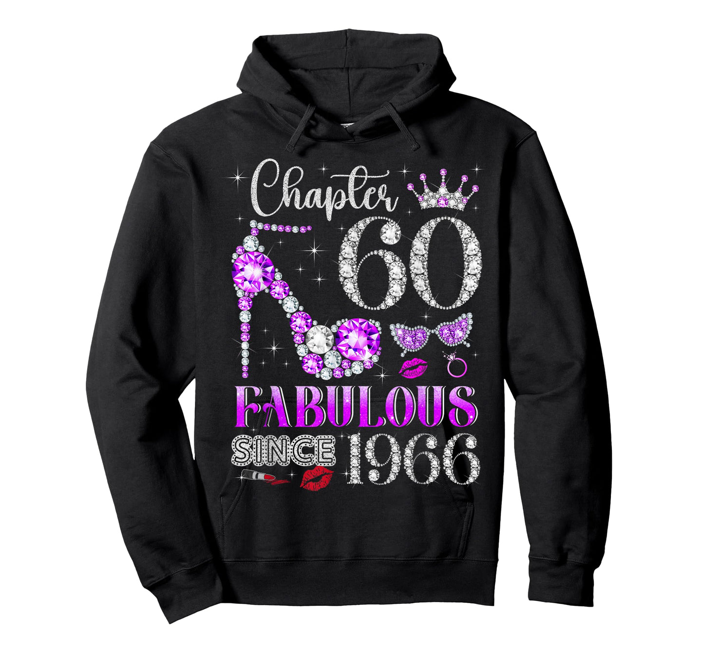 Chapter 60 Fabulous Since 1966 60Th Birthday Ladies Girls T-Shirt