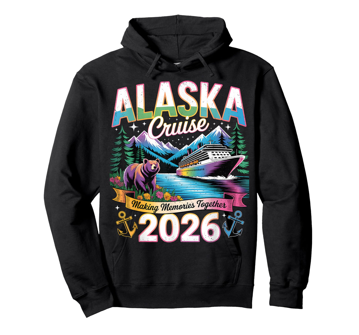 Alaska Cruise 2026 Making Memories Together Family Vacation T-Shirt